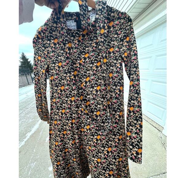 Vintage Diane Von Furstenberg Floral Dress With Belt Size 6‎ Made In Italy - Picture 12 of 12